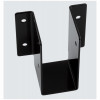 Decorative Joist Hanger, Black, 3-3/16 x 3-5/16 x 2 In.