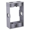 1-Gang Weatherproof Extension Adapter, Six 1/2 in. Threaded Outlets, Gray