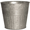 Planter, Galvanized Metal, 4 In.