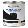 Painter's Touch Ultra Cover Latex Paint, Flat Black, 1/2-Pint