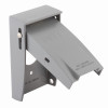 1-Gang Rayntite Weatherproof Cover, Vertical, Gray, 1.406 In. Diameter