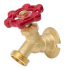 Sillcock, Brass, Flanged, 3/4 FP x 3/4 In. Hose