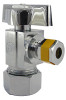 Angle Valve, Chrome, Quarter Turn, 5/8 x 1/4 In.