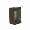 1-Gang Weatherproof Box, (3) 1/2 in. Threaded Outlets, Bronze