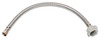 Braided Toilet Supply Line, Stainless Steel, 3/8 x 12 In.