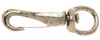 Swivel Spring Snap, Round Eye, Zinc Finish, 1/4-In.