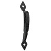 Cabinet Pull, Black Decorative Spear, 10 In.