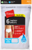 Hanes P6 White Brief 2X