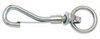 Swivel Spring Snap, Round Eye, Zinc Finish, 3/4-In.