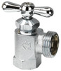 Washing Machine Valve, Front Operated, Chrome Plated Brass, Female, 1/2 x 3/4-In.