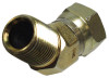 45 Degree Hydraulic Adapter, 3/8-In. MP x 3/8-In. FP Swivel