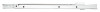 Self-Closing Drawer Slide, Medium-Duty, White, 16 In.