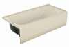Right Hand Bathtub, White, 5 Ft.