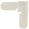 3/4 x 7/16 In. White Nylon Screen Frame Corners, 4-Pk.