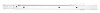Self-Closing Drawer Slide, Medium-Duty, White, 20 In.