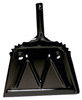 Heavy Duty Dust Pan, Black, Metal, 12 In.