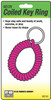 Key Ring With Wrist Coil & Split Ring, Neon