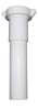 Lavatory/Kitchen Drain Extension Tube, White PVC