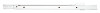 Self-Closing Drawer Slide, Medium-Duty, White, 22 In.
