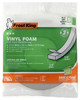 Vinyl Foam Weatherseal Tape, 1/4W x 1/8 In. T x 17 Ft.