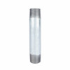 Galvanized Pipe Nipple, 2 x 4-1/2 In.