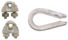 Rope & Clip Thimble, 1/4-In.