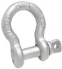 Anchor Shackle With Pin, Galvanized, 1/4 In.