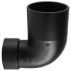 ABS/DWV Closet Bend, Hub x Short Spigot, 4 x 3 In.