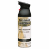 Universal Paint & Primer Spray Paint, Black Gloss, 12-oz