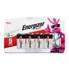 Max 9V Batteries, 9 Volt Alkaline Batteries, 4-Pack