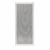 Metal Tech Screen Door, Full View, White, 36-In.