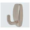Snap Wall Hook, Brushed Nickel, 50-Lb. Load