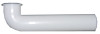 Flanged Ell, White PVC, 1-1/2 x 15 In.