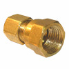 1/4 In. Compression x 1/4 In. FPT Brass Adapter