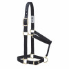 Adjustable Halter, 1 In. Black Nylon, Small