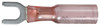 Spade Terminal, Heat Shrink, 22-18 AWG, 8 Stud