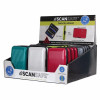 Security Wallet, Hard Shell, 7 Slots, Assorted Colors (24 pieces)