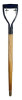 Shovel Handle, Straight, Hollowback, D-Grip, Ash, 30 In.