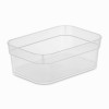 Medium Storage Trays, Clear, 7 x 4-7/8 x 2-1/2 In., 3-Pk.