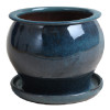 4 In. Studio Planter, Ceramic, Aqua Blue (8 pieces)