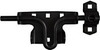 Black Satin Slide Bolt Gate Latch