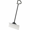 UHMW Snow Pusher, Steel Shaft, 24-In.