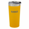 Logo Travel Tumbler, Insulated Yellow Stainless Steel, 20 oz.