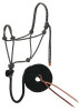 Horse Halter, Black/Tan, 1/2 In. x 10 Ft.