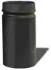 DSP Double Wall Stove Pipe, 8-Inch x 12-Inch Matte Black Finish
