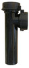 PVC Pipe Fitting, Lavatory/Kitchen Drain Tee, Black, 1-1/2 In. OD Tube x 7 In. Slip Joint