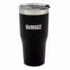 Logo Travel Tumbler, Insulated Black Stainless Steel, 30 oz.