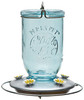 Hummingbird Feeder, Antique Blue Mason Jar (2 pieces)