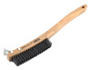 Wire Scratch Brush, Carbon Steel, 13-11/16-In.