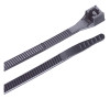 Xtreme Temperature Tie, Black, 8-In., 100-Pk.